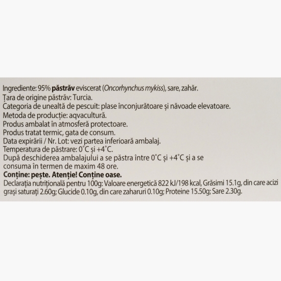 File de păstrăv la grătar 150g
