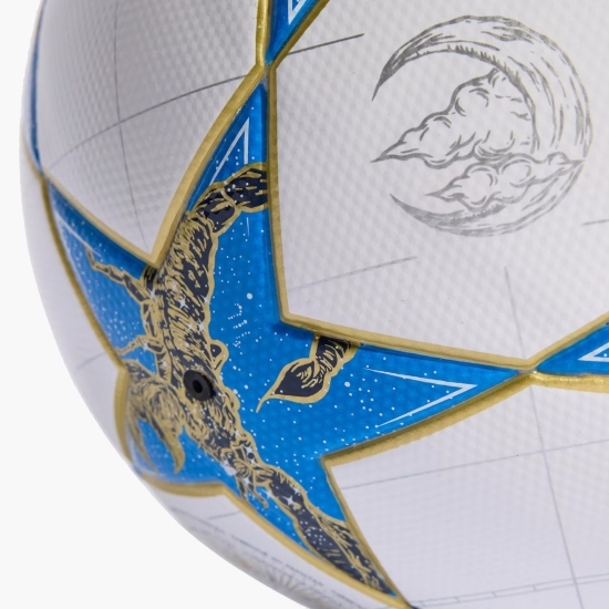 Minge fotbal UCL League Box 25/26, mărime 5, alb
