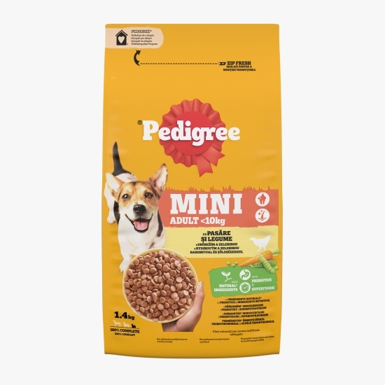 Hrană umedă pentru câini adulți, pasăre și legume, 1.4kg