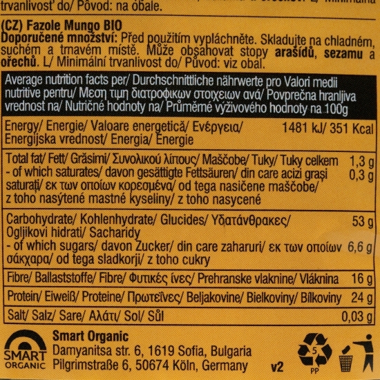 Fasole mung eco 500g