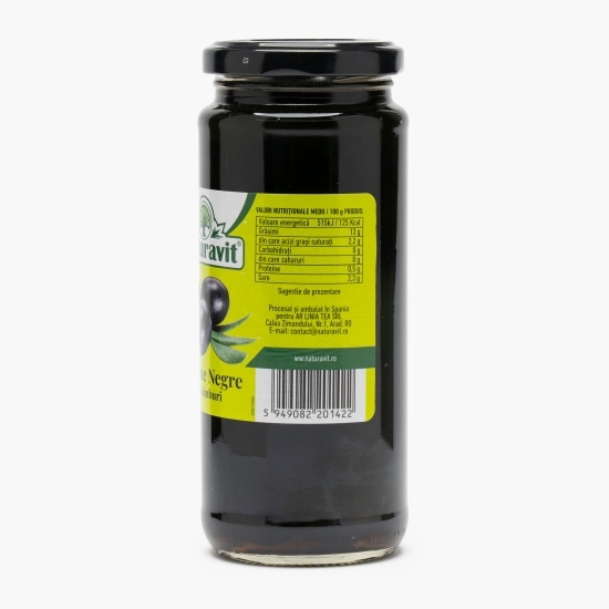 Măsline negre fără sâmburi 330g