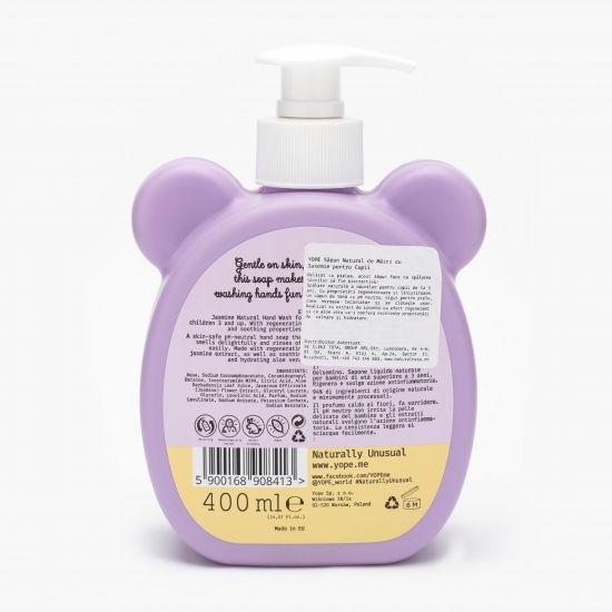 Săpun natural de mâini pentru copii, iasomie 400ml