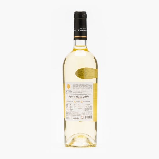 Vin alb sec Aligote & Muscat Ottonel, 12.5%, 0.75l