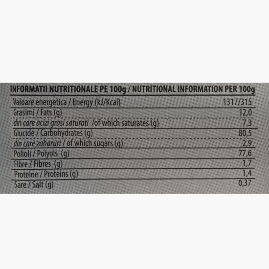 Bomboane fără zahăr cu unt și interior de ciocolată/caramel, 80g