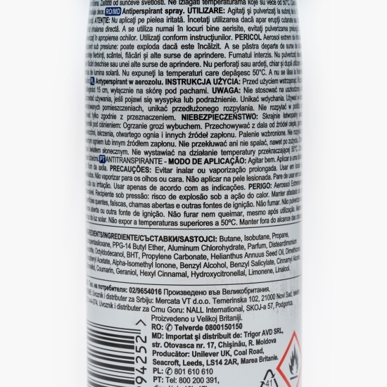 Antiperspirant spray Invisible Dry 150ml