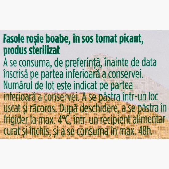 Fasole roșie cu sos picant Peruana 430g