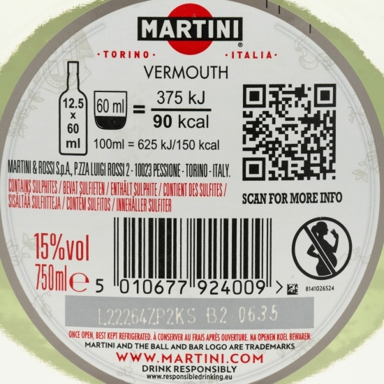 Vermut Bianco 15% alc. 0.75l