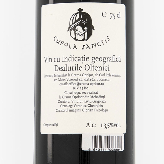 Vin roșu sec Sfântul Ilie, 13.5%, 0.75l