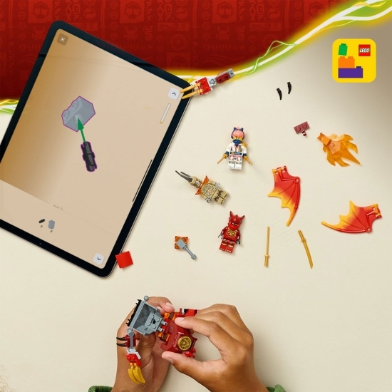 Pachet de luptă cu robotul dragon al lui Kai, 71851 Ninjago, 85 piese, +6 ani