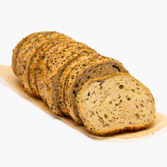 Pâine feliată cu semințe și maia 500g
