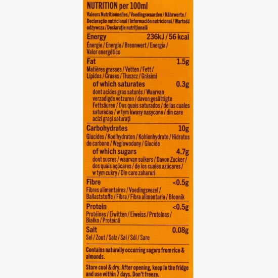Băutură vegetală eco din migdale, fără zahăr adăugat, 1l