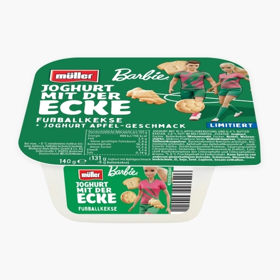Iaurt mix cu biscuiți cu unt Barbie, 140g