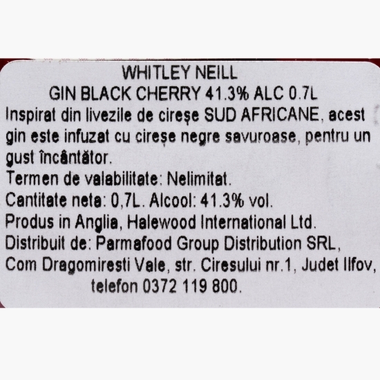 Gin Black Cherry 41.3% alc. 0.7l