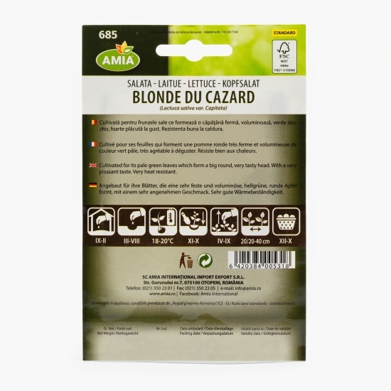 Semințe salată Blonde du Cazard 2g