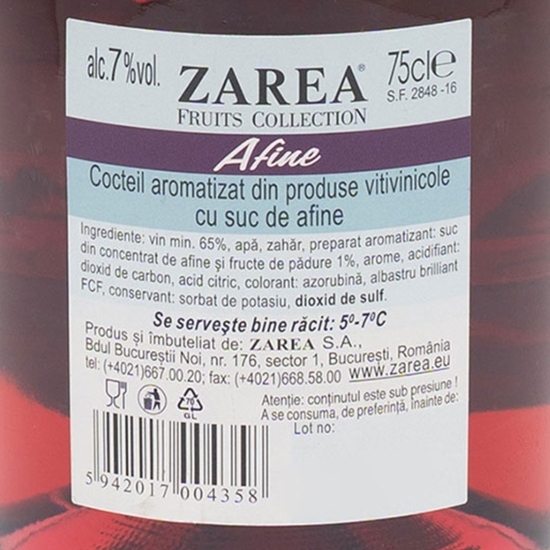 Vin spumant cu aromă de afine Fruits, 0.7%, 0.75l