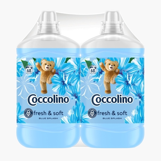 Pachet balsam de rufe Blue Splash, 136 spălări, 2x1.7l