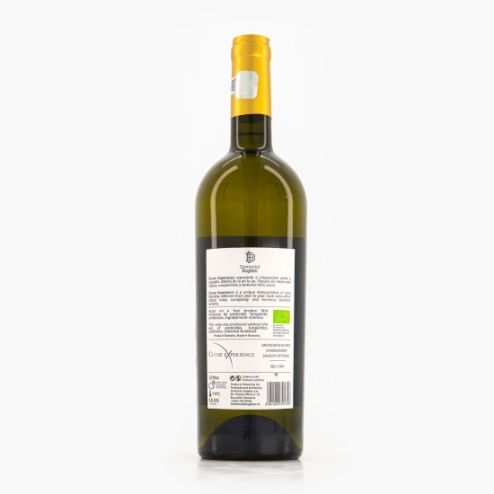 Vin alb sec eco Cuvee Experience Sauvignon Blanc, Chardonnay & Muscat Ottonel, 13.5%, 0.75l
