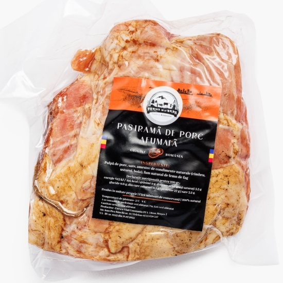 Pastramă de porc afumată 300g