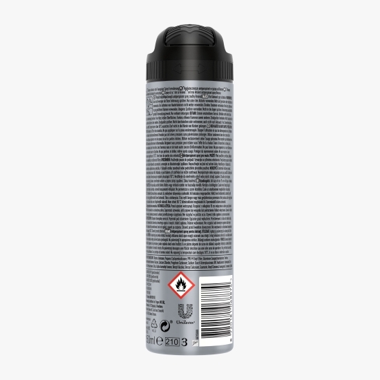 Deodorant antiperspirant spray Man Maximum Protection Invisible 150ml