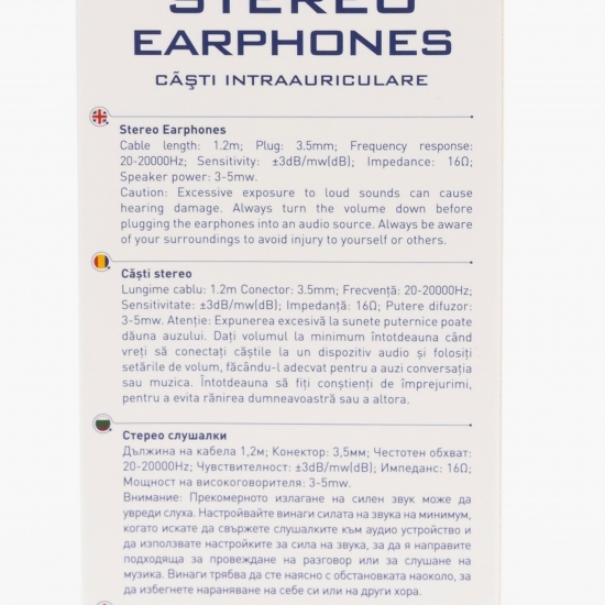 Căști telefon cu microfon interauriculare