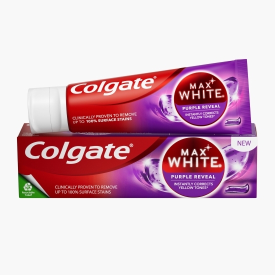 Pastă de dinți pentru albire Max White Purple Reveal 75ml
