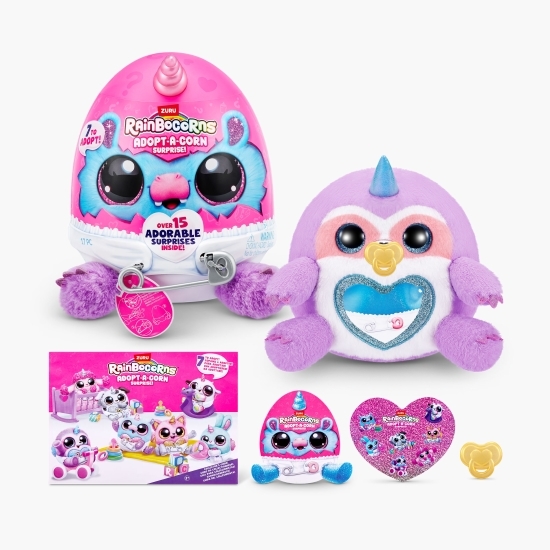 Jucărie de pluș Rainbocorns - Adoptă animăluțul! (surpriză), +3 ani