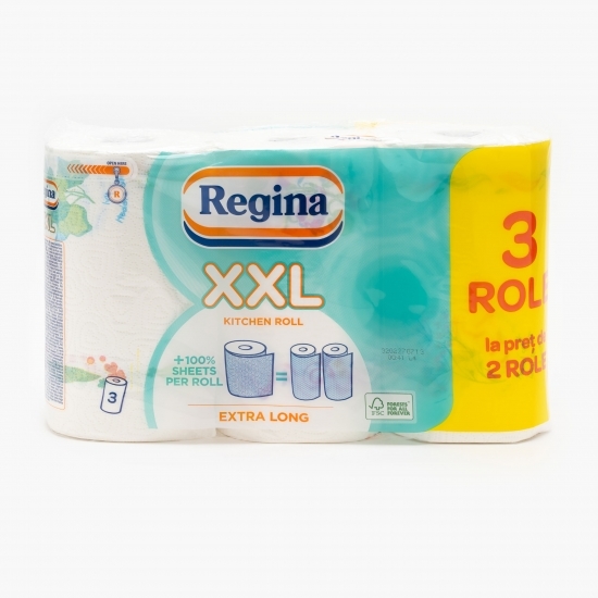 Prosoape hârtie XXL 3 role, 2 straturi