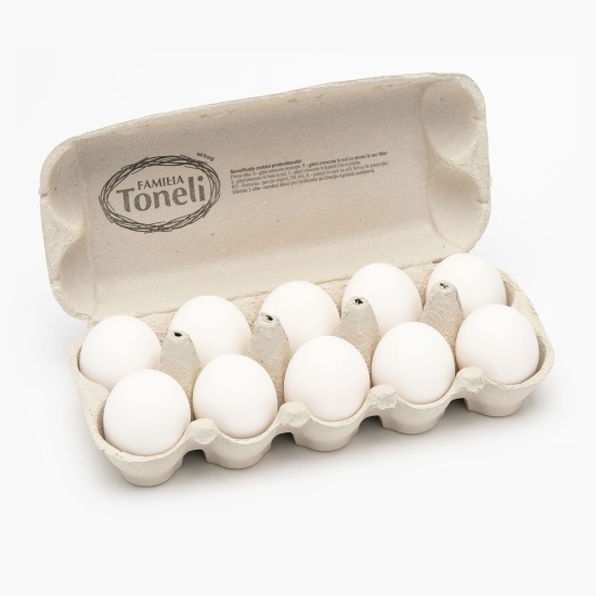 Ouă albe mărimea M/L cod 1, 10 buc