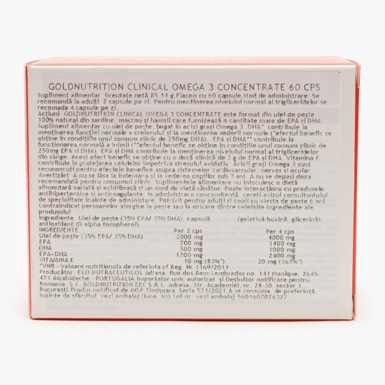 Omega 3 Concentrate Clinical 60 capsule