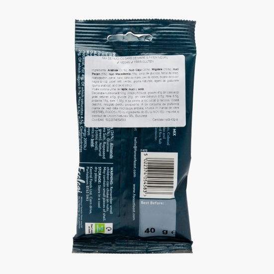 Mix de nuci cu sare de mare si piper negru 40g
