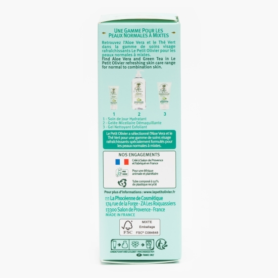 Cremă de zi hidratantă cu aloe vera&ceai verde 50ml