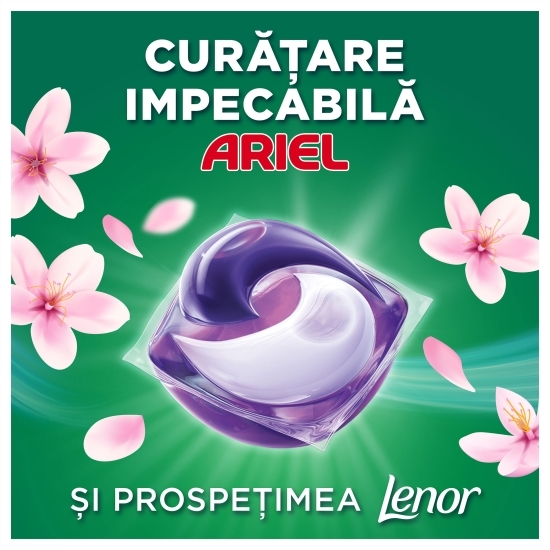 Detergent de rufe capsule All-in-One Pods Japanese Blossom, 60 spălări