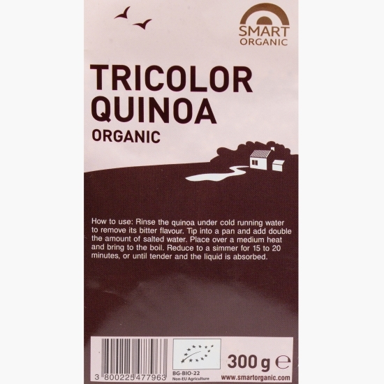 Quinoa ECO tricoloră (albă, neagră și roșie) 300g