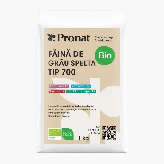 Făină BIO albă din grâu spelta triticum 1kg