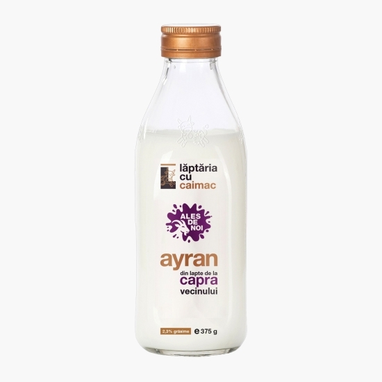 Ayran din lapte de capră, 2.3% grăsime, 375g