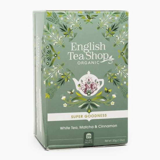 Ceai eco ceai alb, matcha și scorțișoară 35g