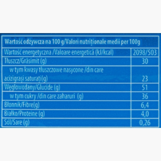 Baton cu glazură de ciocolată cu lapte și interior cu nucă de cocos, 28g
