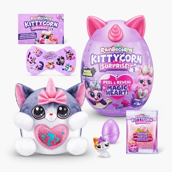 Jucărie de pluș Rainbocorns - pisicuță s2 (surpriză), +3 ani