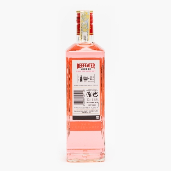 Gin London Pink Strawberry 0.7l + pahar