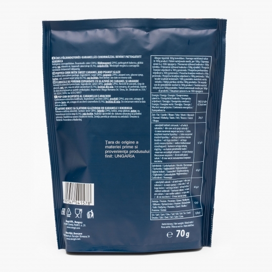 Popcorn cu caramel și alune 70g