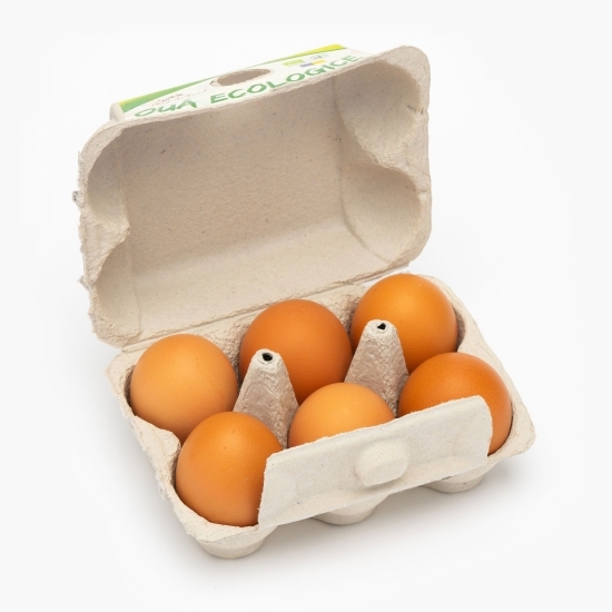 Ouă ecologice, mărime M-L, 6 buc