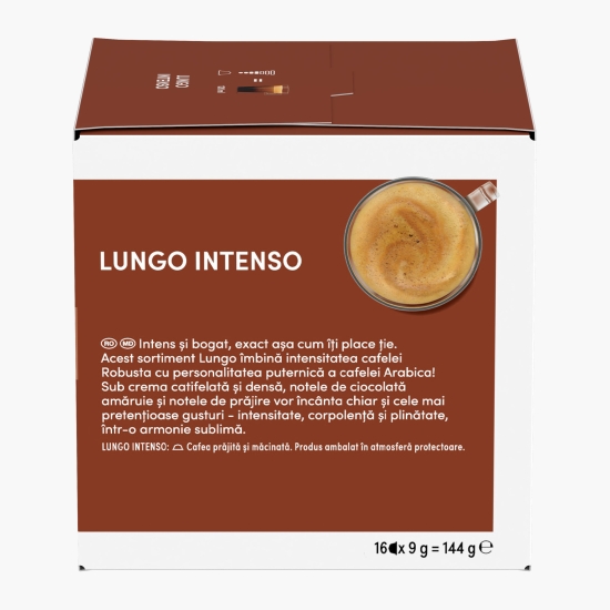 Lungo Intenso 16 băuturi 144g, capsule cafea