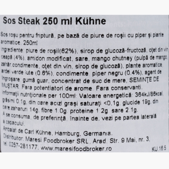 Sos steak 250ml