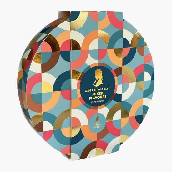 Praline Mixed Gift Box: Famous Nougat, Tender Orange, Date-Coffee, Lychee, 205g