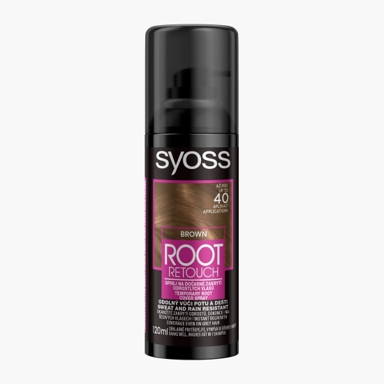 Spray colorant pentru păr, șaten, Root Retouch 120ml