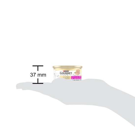 Hrană umedă pentru pui de pisică Gold, 85g, cu vițel