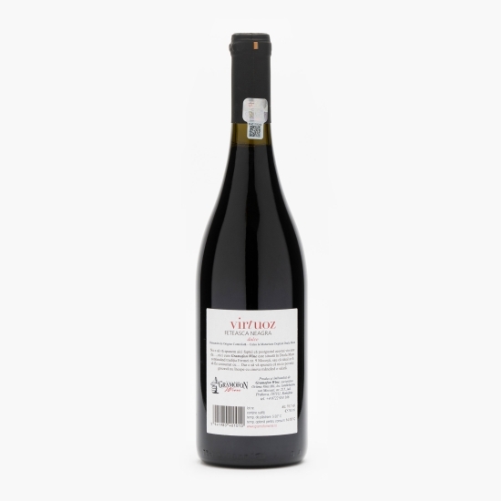 Vin roșu dulce Virtuoz Fetească Neagră, 15.1%, 0.75l