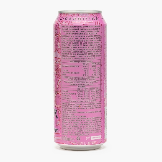 Băutură energizantă Ultra Strawberry Dreams, doză 500ml