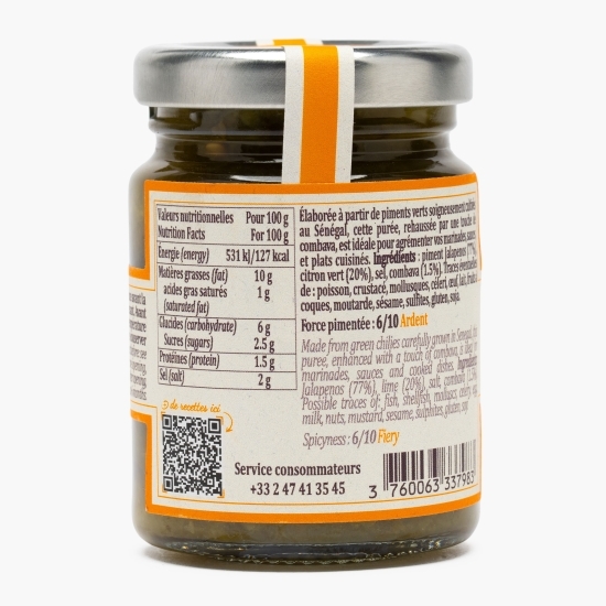 Măslinescu - Piure de chili verde cu combava, 100g