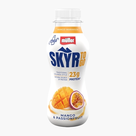 Skyr To Go cu aromă de mango și fructul pasiunii 330g